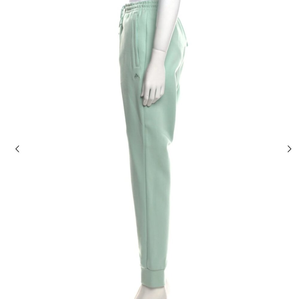 Adidas x Ivy Park Striped Knit Joggers Mint Green Medium - Picture 3 of 3
